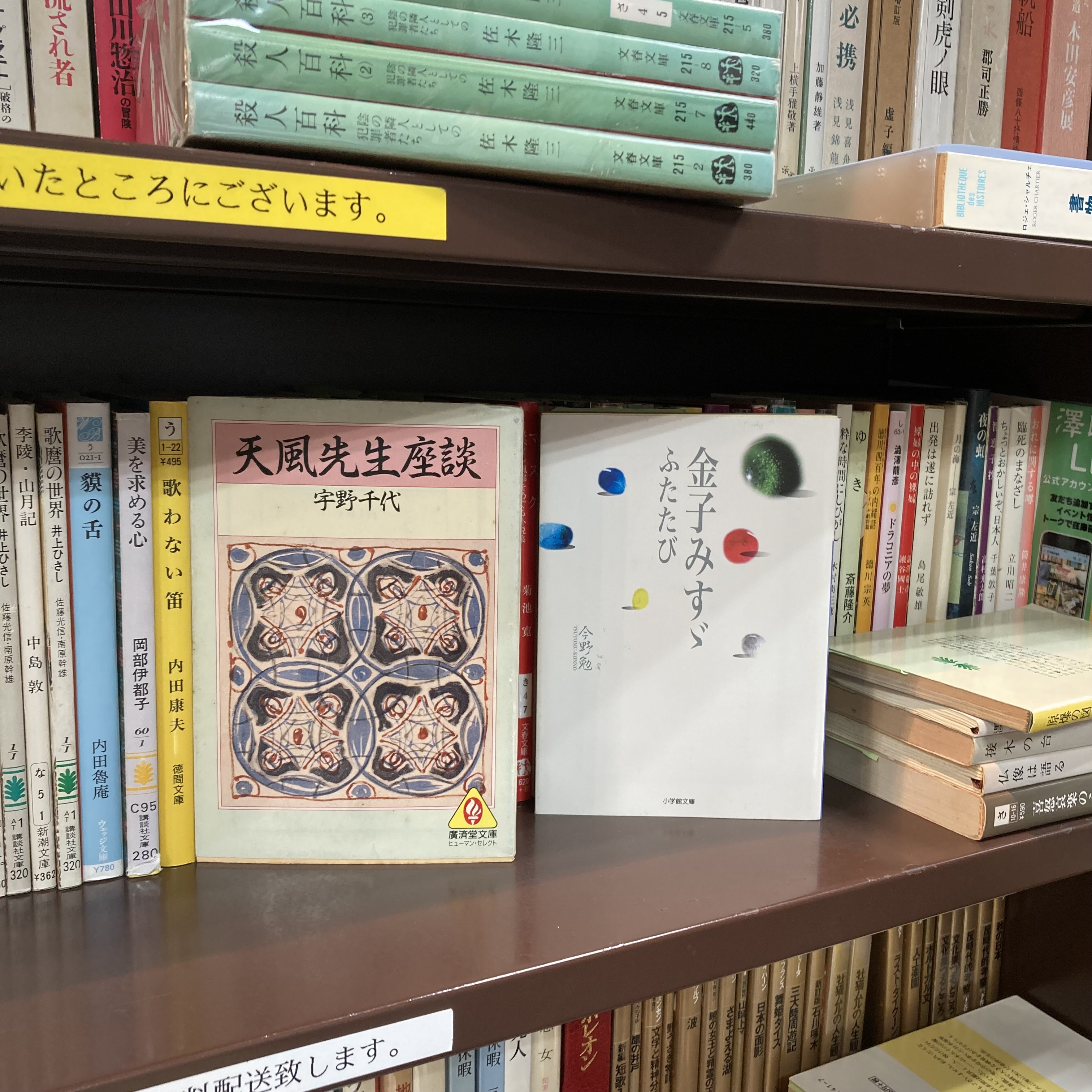 文庫の新入荷｜文庫コーナーより
