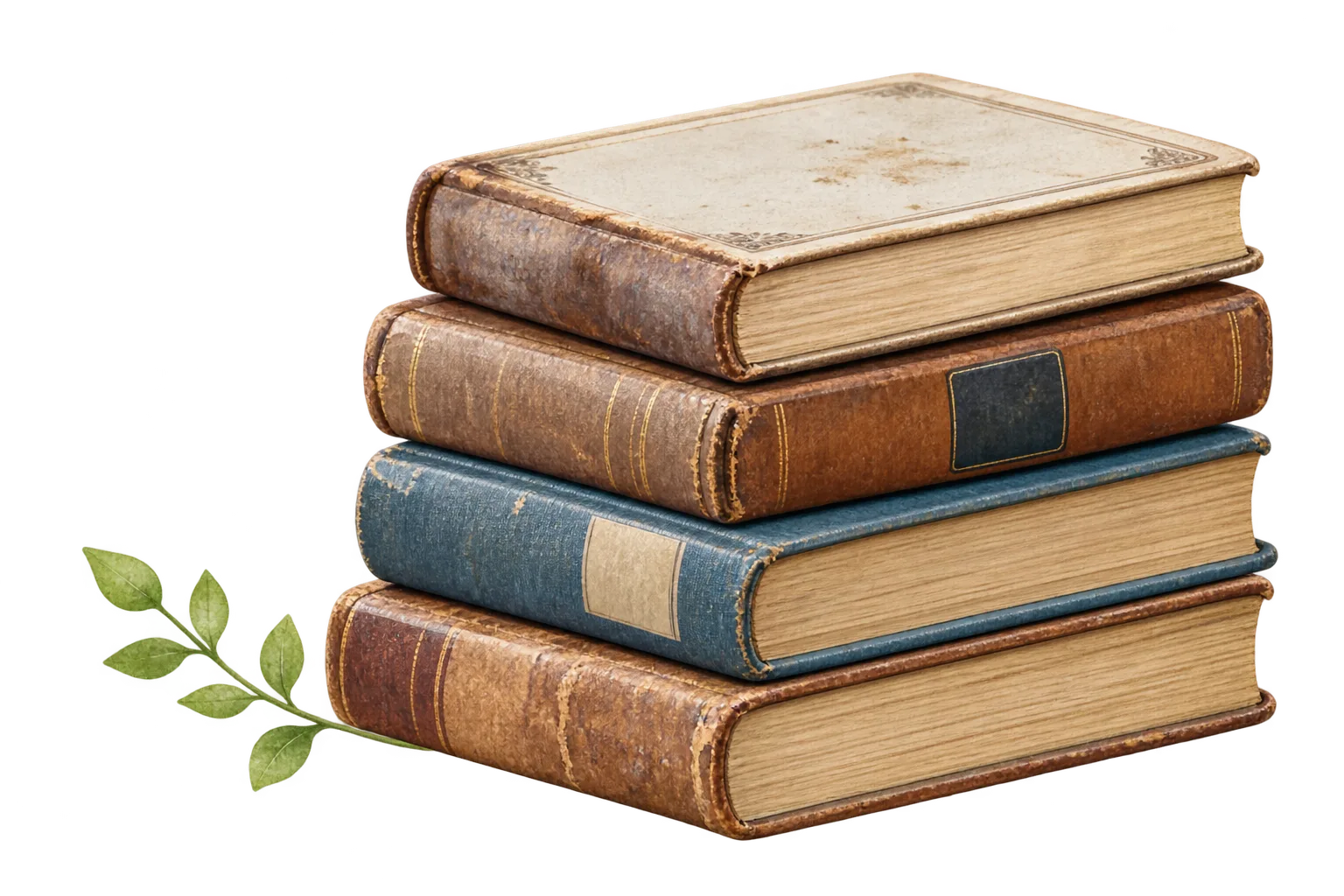 積み重ねた古書