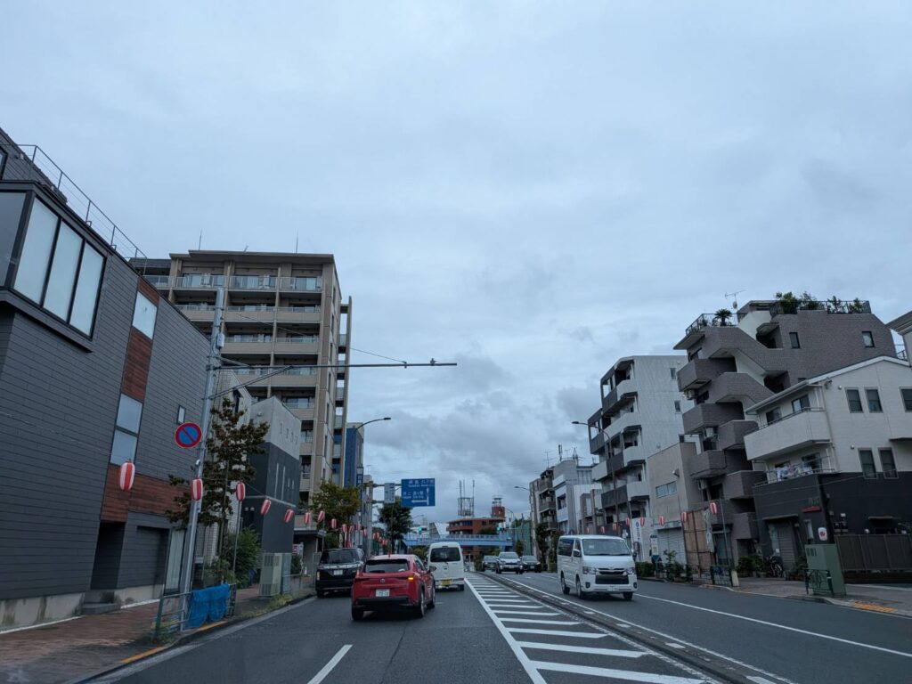 買取へ向かう道